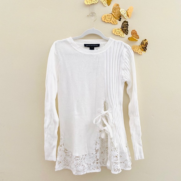 NWT: FRENCH CONNECTION UK | Knit Lace Jumper - Picture 2 of 5